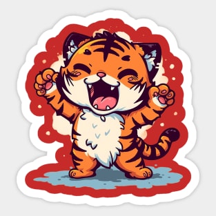 cute tiger Sticker